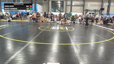 90 lbs Consolation - Owen Jeter, Bradford vs Rocky Johnson, Lewistown