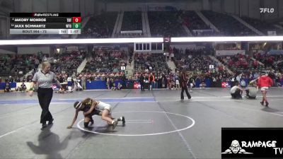 72 lbs Cons. Round 2 - Jaxx Schwartz, WTC vs Jakoby Monroe, Topeka Blue Thunder