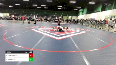 106 lbs Round Of 64 - Seth Drennen, WV vs Emmons Tewalt, VA