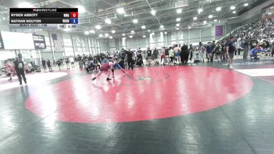 138 lbs Cons. Round 2 - Ryder Abbott, Whatcom Wrestling Academy vs Nathan Nguyen, Washington