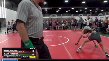 105 lbs Round 1 (8 Team) - Kadin Mulford, Dynasty Death Row (NJ) vs Owen Marshall, Roundtree Wrestling Academy