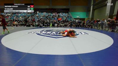 285 lbs Consi Of 8 #2 - Mathew Cooley, Oakdale vs TJ Callier, Nampa