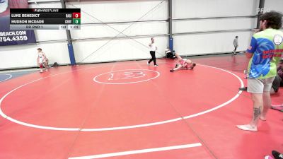 135 lbs Rr Rnd 1 - Luke Benedict, Ragin Raisins Catawba MS vs Hudson Mcdade, Central PA