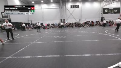 190 lbs Round 1 (6 Team) - Gabriel Caufield, Iron Horse Blue vs Dave Thomson, Noke Wrestling RTC