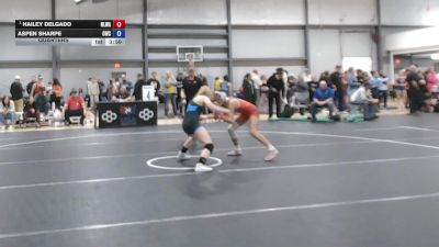 49 kg Quarters - Hailey Delgado, NXT Level Wrestling Academy vs Aspen Sharpe, Oakley Wrestling Club