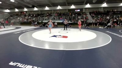 110 lbs 1st Place Match - Kirra Mitchell, The Chicken Coop Wrestling Club vs Siera Becker, Sebolt Wrestling Academy