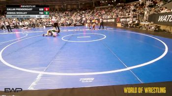 67 lbs Round Of 32 - Callan Prendergast, Midwest RTC vs Joshua Woolley, Poway Elite