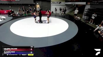 235 lbs Round 2 (16 Team) - Valeria Galvan, SJWA-FR vs Elianna Diaz, NAWA-FR