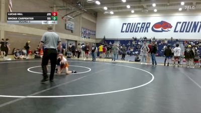 112-120 lbs Round 3 - Bronx Carpenter, Unattached vs Lucas Hill, ALL PHASE WRESTLING