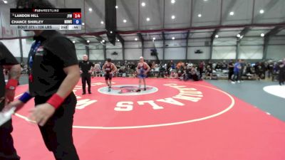 126 lbs Quarters - Landon Hill, Juneau Youth Wrestling vs Chance Shirley, Mat Demon Wrestling Club