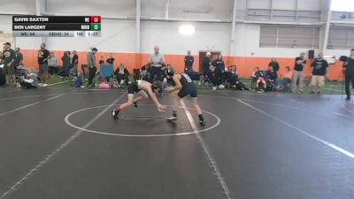72 lbs Round 6 (8 Team) - Ben Largent, Neighborhood Wrestling vs Gavin Saxton, Warner Elite