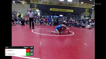 117 lbs Quarterfinals (8 Team) - Jasmine Brown, Gone Rogue vs Paola Villarruel, Indiana INFERNO GOLD