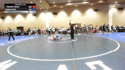 132 lbs Champ. Round 2 - Vincent Darch, New York vs Glenn Gotts, New Jersey