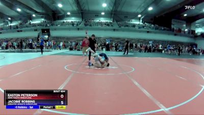 90-97 lbs Round 2 - Easton Peterson, Nixa Youth Wrestling vs Jacobie Robbins, Greater Heights Wrestling