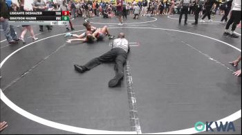 115 lbs Consolation - Liseante Deshazer, Team Of Hard Knox vs Grayson Hazen, Woodland Wrestling Club
