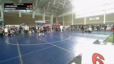 135+ Champ. Round 1 - Luke Sinclear, Uintah Wrestling vs Hudson Kelly, Wasatch Wrestling Club