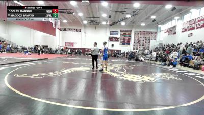175 lbs Round Of 16 - Colby Marson, Woodland* vs Maddox Tamayo, Suffield/Windsor Locks