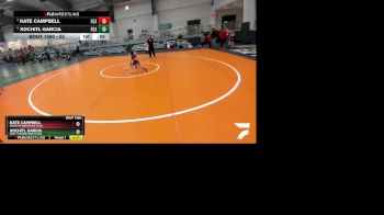 55 lbs 2nd Place Match - Kate Campbell, Wildcat Wrestling Club vs Xochitl Garcia, Best Trained Wrestling