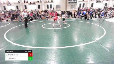 132 lbs Consi Of 16 #2 - Dereon Tremblay, New Bedford vs Christian Devlin, Marshfield