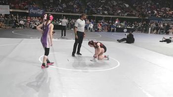 G 114 lbs Champ. Round 1 - Lilly Johnson, Dutchtown Girls vs Lola Killeen, Fontainebleau Girls