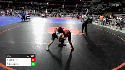 90 lbs Consi Of 8 #1 - Daniel Cooke, Kearny vs Michael Suppa, Scorpions