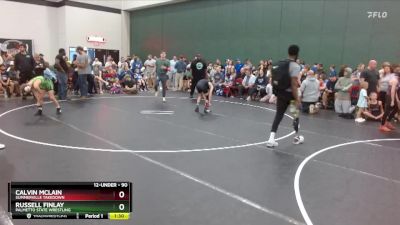 90 lbs Semifinal - Calvin Mclain, Summerville Takedown vs Russell Finlay, Palmetto State Wrestling