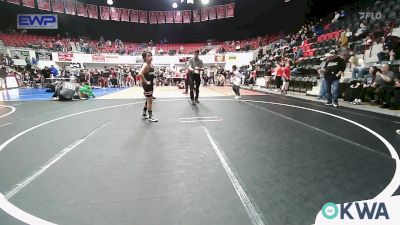 70-73 lbs Quarterfinal - Braxton Bishop, Tiger Trained Wrestling vs Peyton Garrison, Verdigris Youth Wrestling