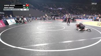6A Boys 120 lbs Cons. Round 3 - Samuel Hesler, North Medford Boys vs Kevin Yamada, Clackamas Boys