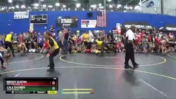 70 lbs Round 1 (4 Team) - Cale Dauber, Team Gotcha vs Brody Gustin, Mat Monsters