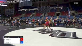 182 lbs Rnd Of 128 - Braden Brown, Oklahoma vs Peter Snyder, Maryland