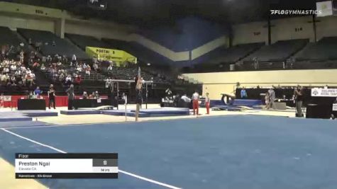 Preston Ngai - Floor, Elevate CA - 2021 USA Gymnastics Development Program National Championships