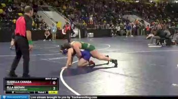 190 lbs Cons. Round 5 - Ella Brown, Cedar Rapids Kennedy vs Isabella Canada, AHSTW
