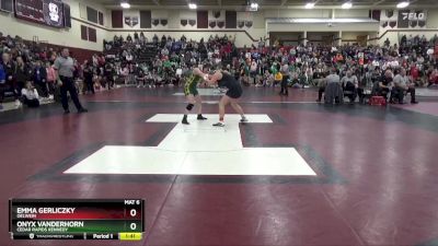 170 lbs Round 1 - Emma Gerliczky, Oelwein vs Onyx VanderHorn, Cedar Rapids Kennedy