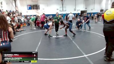 150 lbs Round 1 - Quennell Wall, King Haigler vs Adrian Ellsworth, Grizzlies Wrestling Club