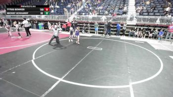 55 lbs Semifinal - Tytus Bowker, Thermopolis WC vs Mickey Eckhardt, Big Game WC MT