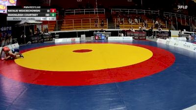 61kg Quarterfinal - Natalie Wojciechowski, Coast RTC vs Makinleigh Courtney, Kingston Wrestling Club