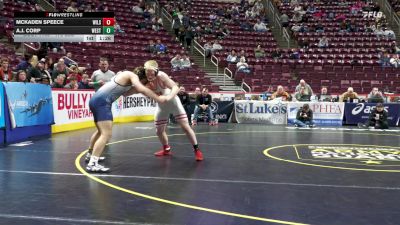 172 lbs Quarterfinal - McKaden Speece, Wilson vs A.J. Corp, West Chester Rustin