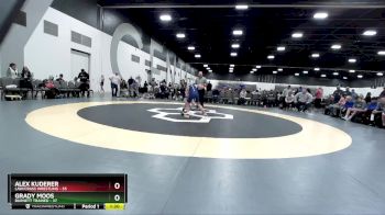 90 lbs Placement Matches (8 Team) - Alex Kuderer, LAW/Crass Wrestling vs Grady Moos, Burnett Trained
