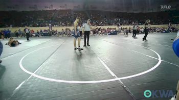 160 lbs Semifinal - Hunter Gage, Choctaw Ironman Youth Wrestling vs Austin Mitchell, Newcastle Youth Wrestling