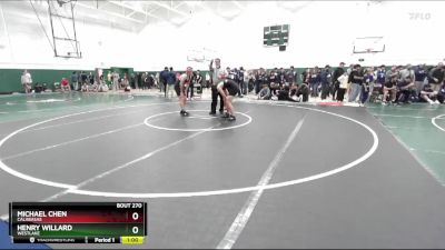 157 lbs Cons. Round 1 - Henry Willard, Westlake vs Michael Chen, Calabasas