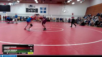 Elite 285 lbs Cons. Round 2 - Colton Grindle, Wisconsin-Platteville vs Jagger Schack, Augsburg