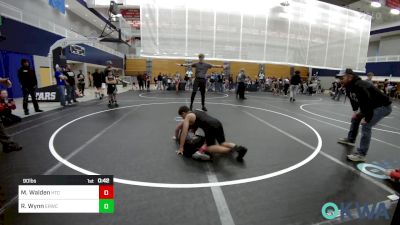 90 lbs Rr Rnd 1 - Mesa Walden, Hinton Takedown Club vs Romeo Wynn, El Reno Wrestling Club