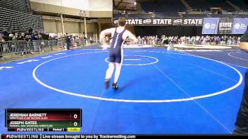 155 lbs Cons. Round 1 - Jeremiah Barnett, Wrestling Club Tacoma Slam vs Joseph Gates, Federal Way Spartans Wrestling