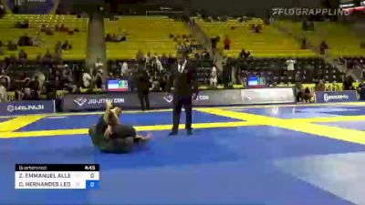 ZIARE EMMANUEL ALLEN vs CAUÃ HERNANDES LEONOR 2022 World Jiu-Jitsu IBJJF Championship