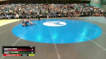 138 lbs Cons. Round 2 - Berett Callison, Mcqueen vs Adriano Perez, Tahoma