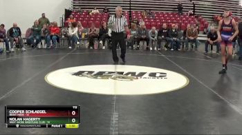 112 lbs Round 1 (8 Team) - Cooper Schlaegel, Beast Mode vs NOLAN HAGERTY, West Shore Wrestling Club