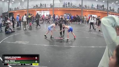 60 lbs 3rd Place Match - Abram Stafford, LA Elite Wrestling vs Rece Frick, Chapin Youth Wrestling