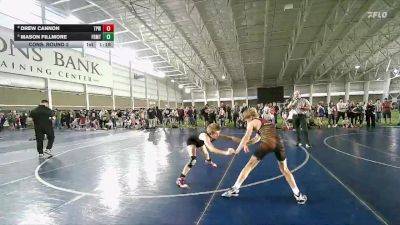 95 lbs Cons. Round 2 - Drew Cannon, Team Prestige Wrestling vs Mason Fillmore, Agon Academy Wrestling