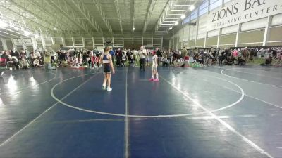 86 lbs Quarterfinal - Sahara McCauley, Aviator Wrestling Academy vs Reese Gill, Sanderson Wrestling Academy