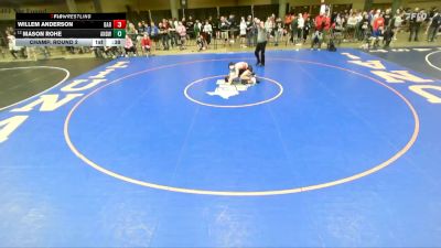 113 lbs Champ. Round 2 - Mason Rohe, Andrew vs Willem Anderson, Barrrington